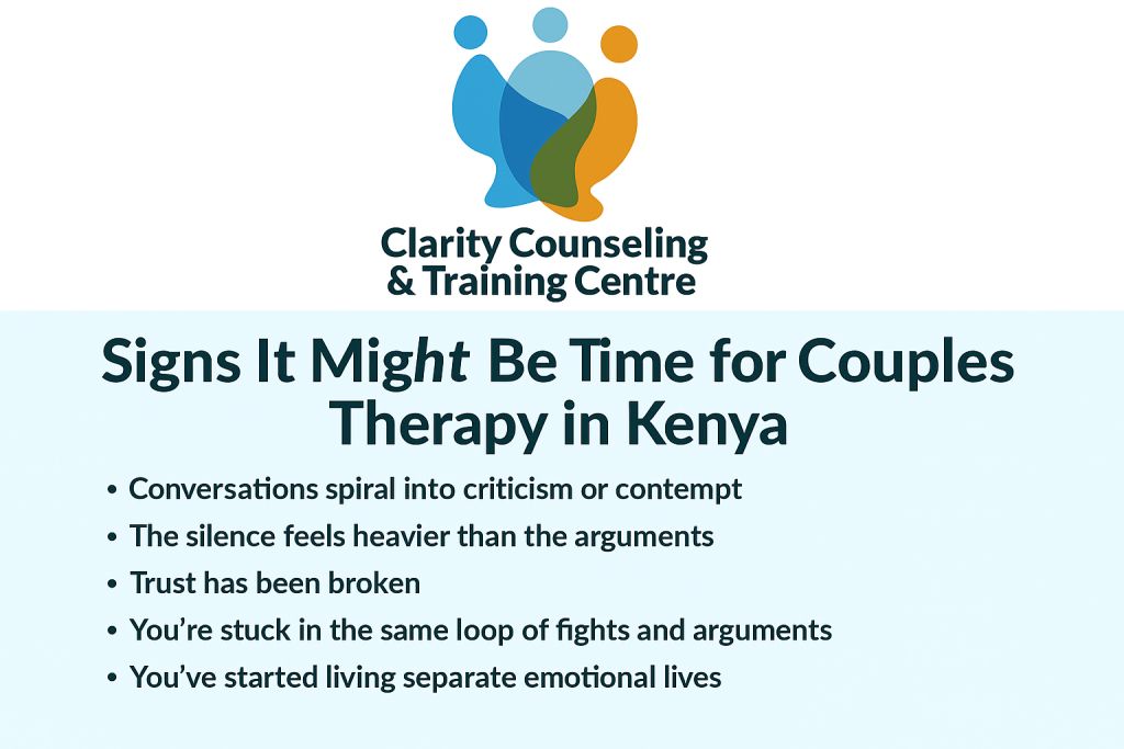 Clarity Counseling Couples Therapy Signs