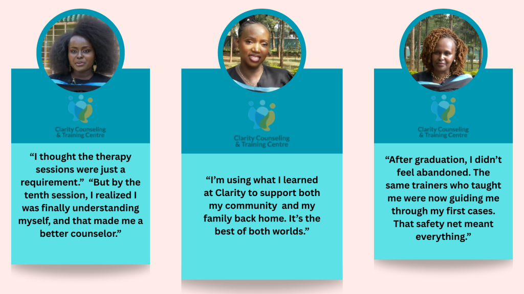 Clarity Counseling Diploma Student Testimonials
