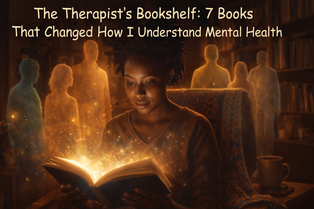 The Therapist’s Bookshelf: 7 Books That Changed How I Understand Mental Health