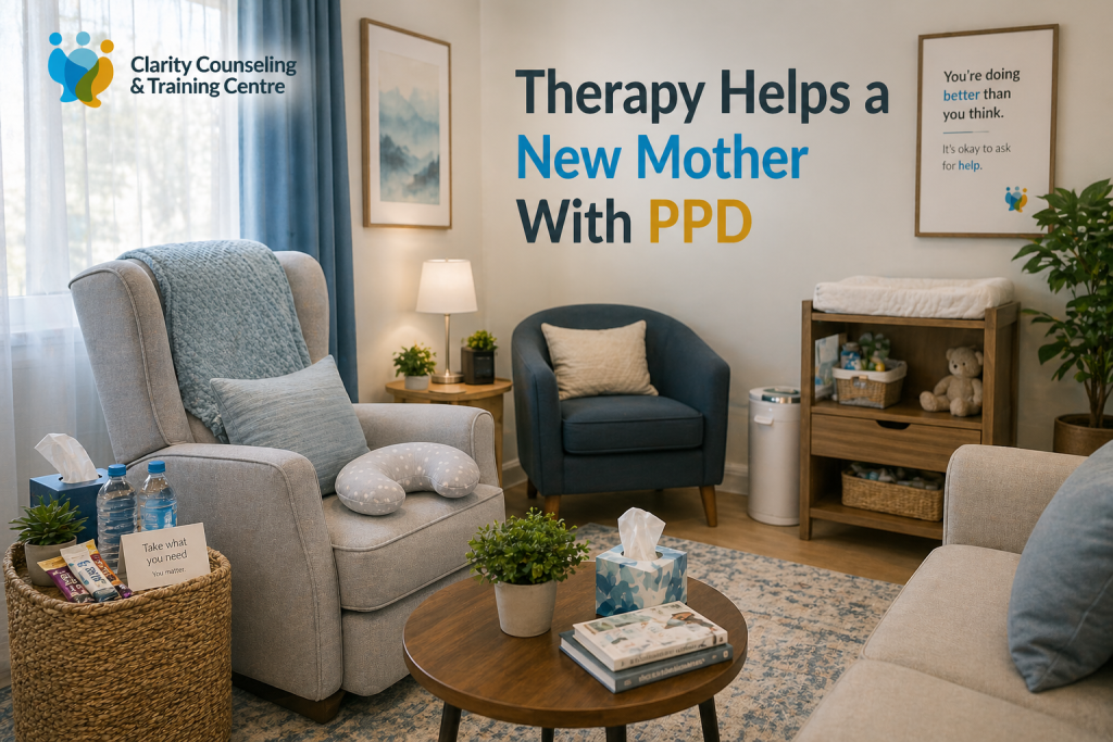 How Therapy Helps a New Mother With PPD